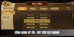 Cổng game Uy Tín - Rút Tiền Cực Nhanh